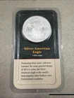 2000 - Silver American Eagle - Uncirculated 1oz  .999 Fine - Littleton Coin Co