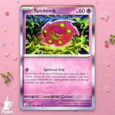 Spiritomb Holo 35/84 Pitch Black Rare Pokemon TCG Card Ungraded NM Art danciao