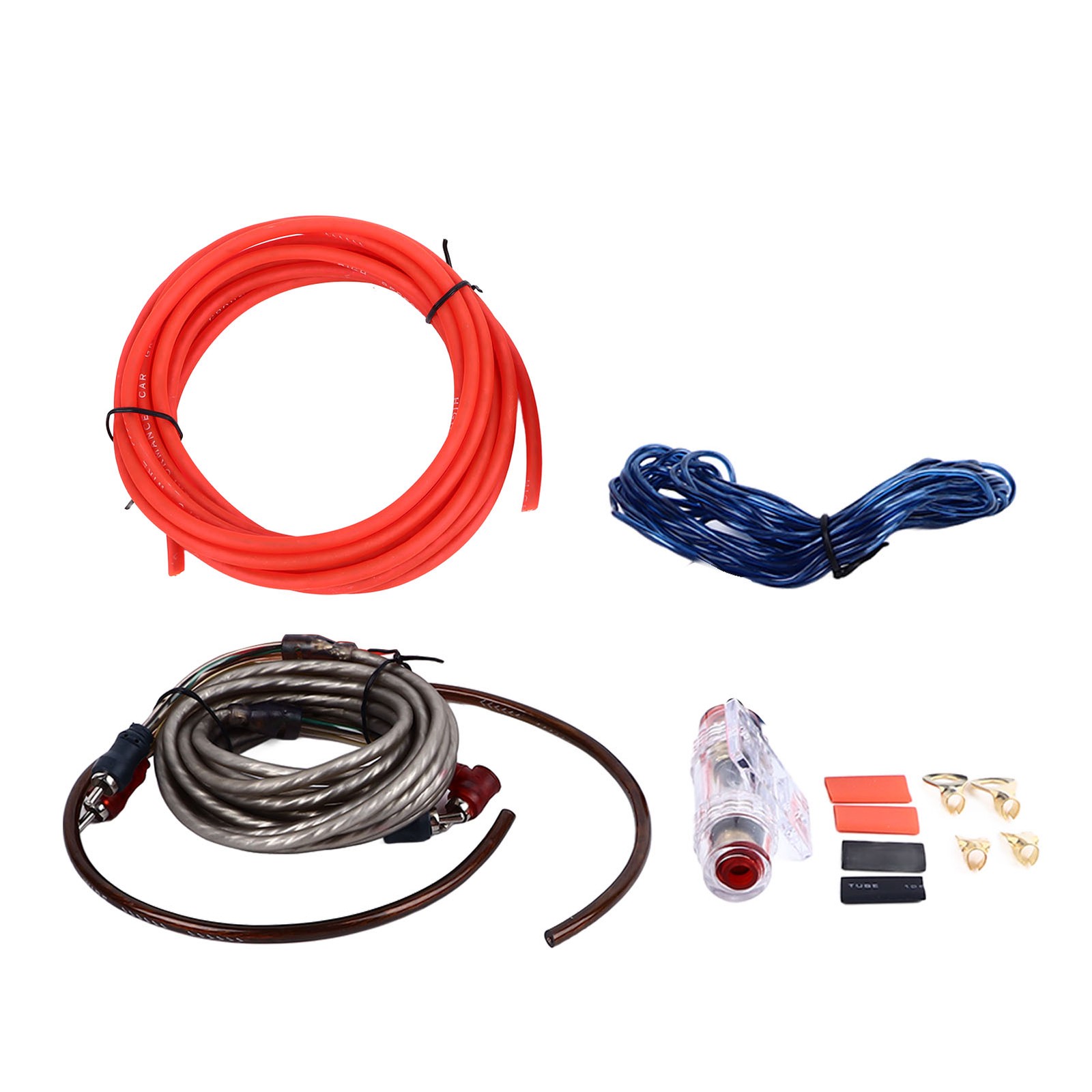 ⁺10GA Car Subwoofer Speakers Wire Excellent Sound Transmission Bendable Car.
