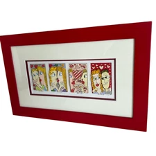 James Rizzi " KISS-KISS-BANG-BANG " 3D Silkscreen Print Autograph