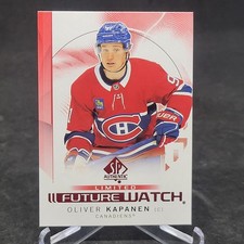 2024-25 SP Authentic Oliver Kapanen #169 Future Watch Red Limited