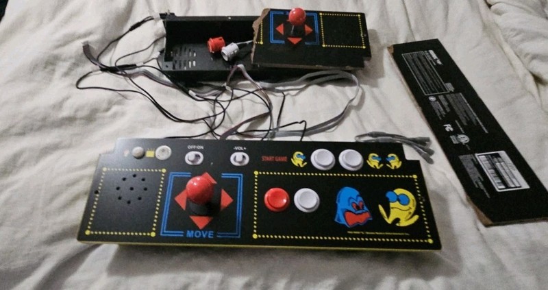 Arcade1up Pac-Man Pub Table Control Decks. Player 1/2.  READ DESCRIPTION!!
