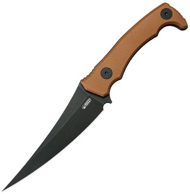 Kubey Sicarii Brown Micarta 14C28N Sandvik Fixed Blade Knife w/ Sheath 477F