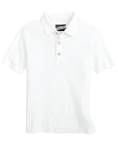 johnnie-O Shoreline Jr. Pique Polo White / 14 Johnnie-O Kids Boys Tops
