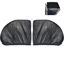 Car Window Shades - Breathable Mesh - UV - 2 PCS Black 2 - UV