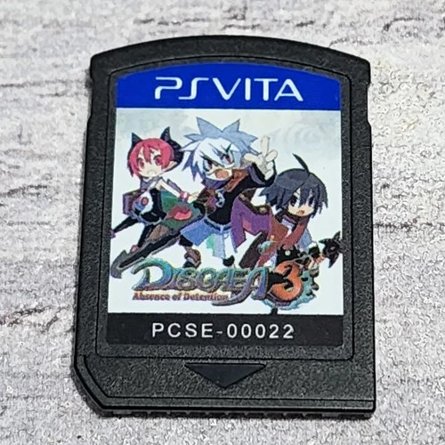 Disgaea 3: Absence of Detention (PlayStation Vita, 2012) Cartridge Only - Tested