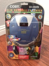 Coby Portable Compact Slim Design Personal CD Player CX-CD225 Antiskip