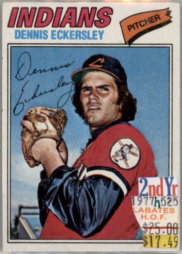 Dennis Eckersley HOF Cleveland Indians Chicago Cubs Oakland Athletics 57 Av. - Picture 4 of 40