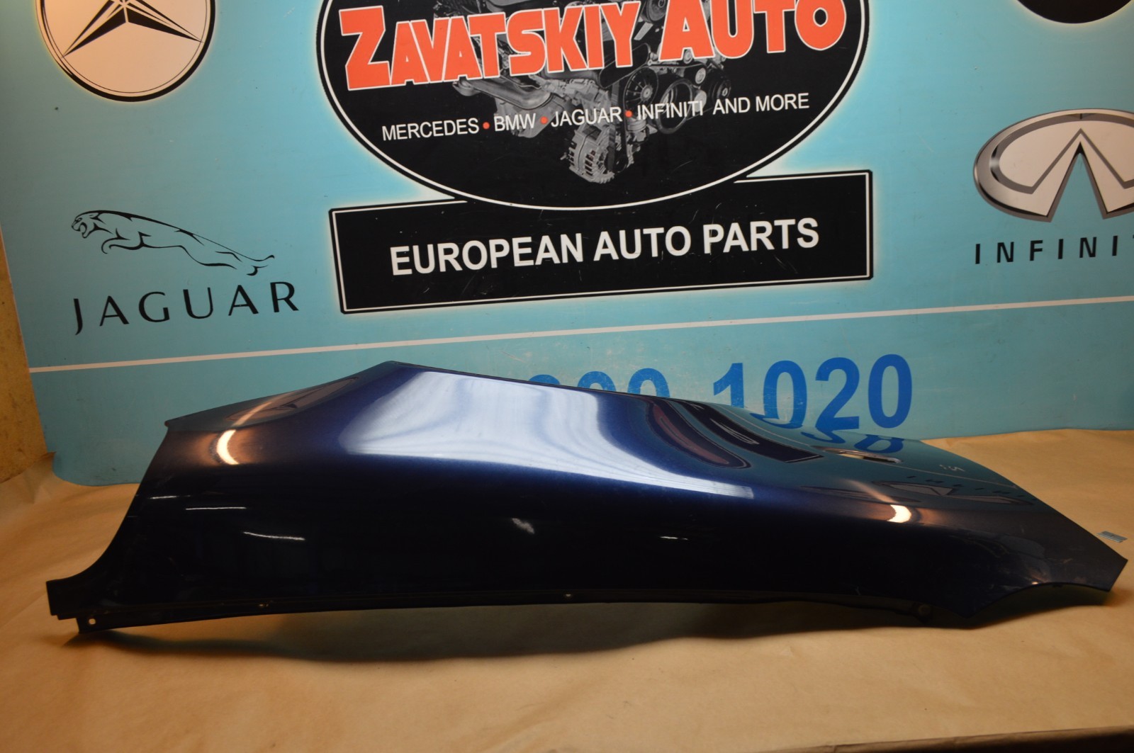 02-06 M138 MASERATI COUPE SPYDER FRONT RIGHT PASSENGER SIDE FENDER DARK BLUE OEM