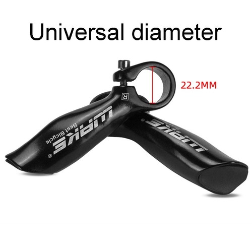 Embouts De Guidon Carbone Pour VTT – Design Ergonomique, Noir, Fixation Légère