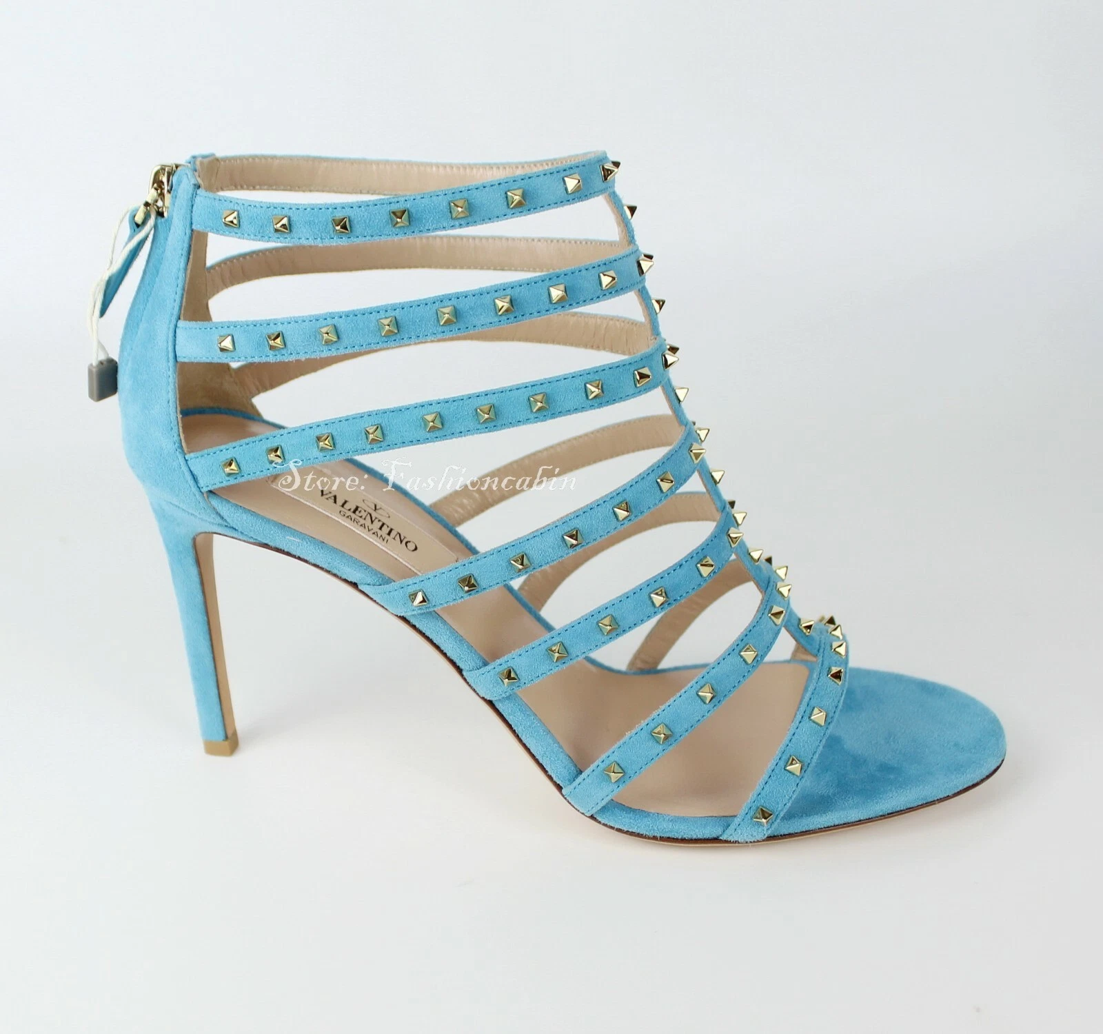 NUOVI sandali Rockstud scamosciati VALENTINO GARAVANI feste matrimoni e vacanze 39 euro