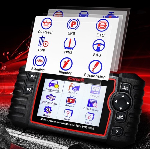 iCarsoft VOL V3.0 für Volvo Saab Diagnose Scanner Öl Service Reset OBD 2 DEUTSCH - Bild 4 von 11