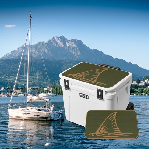 SeaDek Cooler Pad fits YETI 48 Roadie Wheeled | Foam EVA | Top Fin OG/T - Picture 7 of 7
