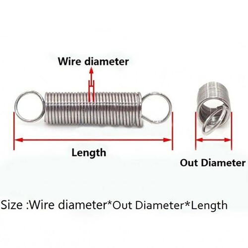 Wire Dia.4.0mm Expansion Spring Tension Extension Expanding Extending Springs - Picture 7 of 7