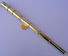 Antique Brass Leather Telescope Pirate Vintage Nautical Spyglass Scope Marine