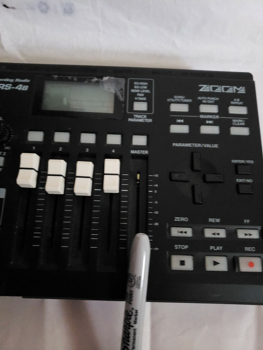 ZOOM MRS-4B MultiTrak 4 RECORDING STUDIO / No AC Adaptor. | eBay