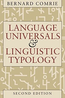 Language Universals and Linguistic Typology: Syntax and Morpholo