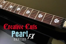 Valknut Triangles MOP Fret Markers Inlay Sticker Decal for BASS & GUITAR