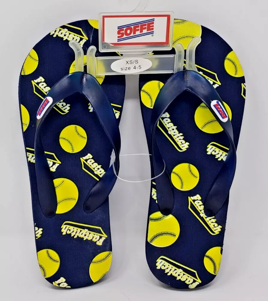 Softball cheap flip flops