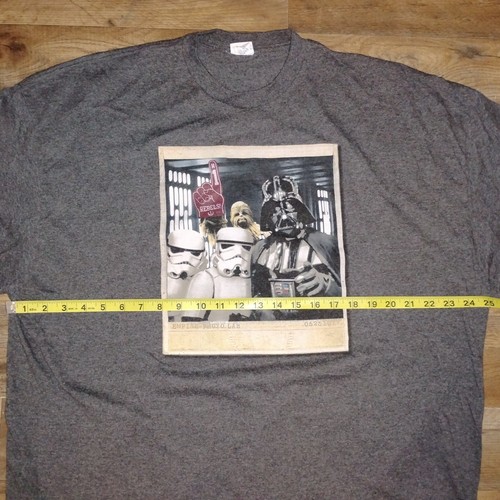 Star Wars shirt mens Medium Rebels #1 Chewbacca Funny Polaroid Graphic Geek tee - Picture 9 of 14