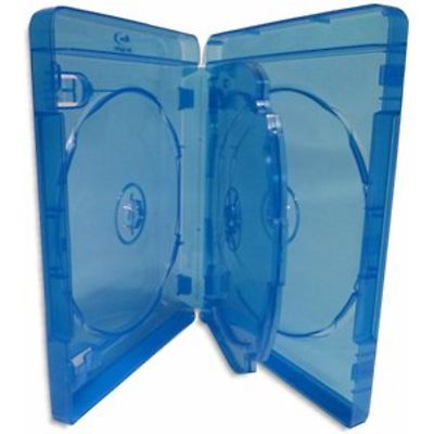 5 Blu Ray 4 Wege Hülle 25mm Buchrücken für 4 Disk Neu Ersatz Amaray Cover