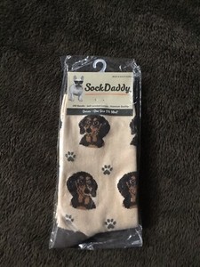 Sock Daddy Dachshund Unisex Novelty Pet Lover Dog Socks 1 Pair