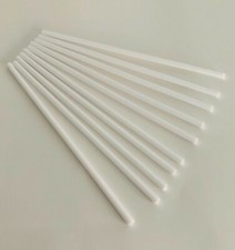 10 KUCHEND&Uuml;BEL 8" WEISS D&Uuml;BEL Stangen Unterst&uuml;tzung abgestufte Kuchen Zuckerhandwerk Sticks