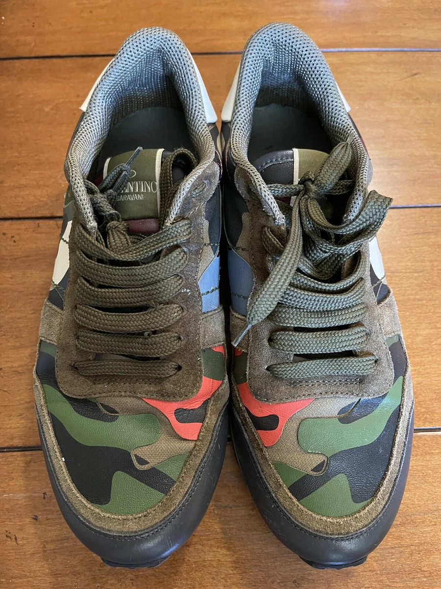 Valentino Garavani Rock-runner Camouflage Men Sneakers Shoes Size: 40 | eBay