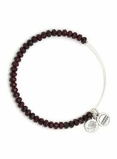 ALEX  ANI CRIMSON garnet luminary glass bracelet