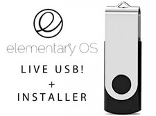 Elementary OS Installer / Live System. Bootable USB 8gb. Visually impressive OS