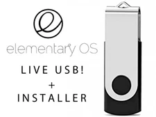 Elementary OS Installer / Live System. Bootable USB 8gb. Visually impressive OS