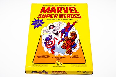 MARVEL SUPER HEROES - THE HEROIC ROLE PLAYING GAME - VGC