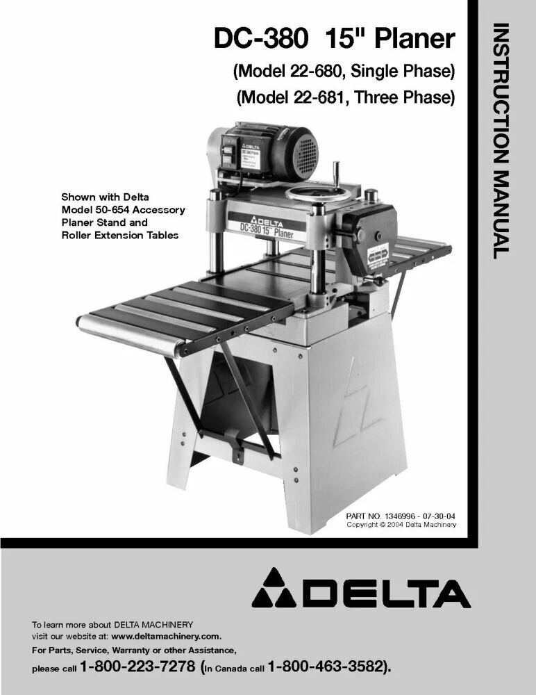Delta 22 680 22 681 DC 380 15