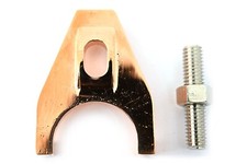 Zinc Alloy Distributor Hold Down Clamp Wbolt - Copper