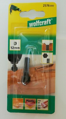 Wolfcraft Senker Ø 12 mm Werkzeugstahl, Sechskantschaft, 1 Schneide Sägen 