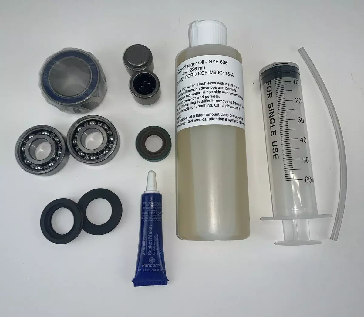 98-04 Mercedes M62 Supercharger bearings rebuild kit ZB Lader 