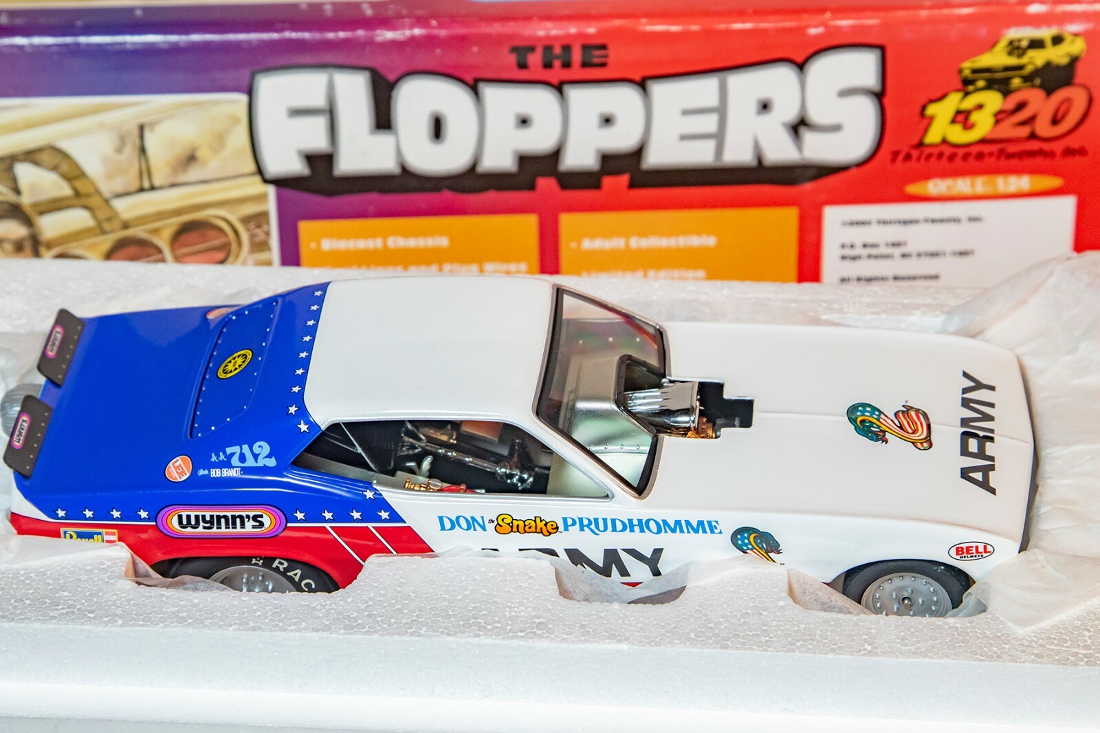 don the snake prudhomme live action funny car toy for sale