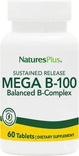 NATURE'S PLUS Mega B-100 60 Tablets