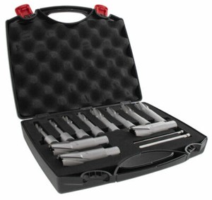 Steel Dragon Tools Tungsten Carbide Tipped Annular Cutter Kit - 13 Pieces