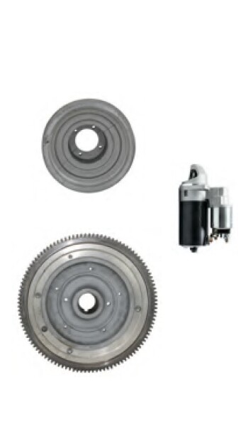Elektrischer Startkit Mit Schwungrad Motor Diesel Ruggerini RF80 RF81 RF90 RF120-image