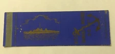 Vintage Matchbook Cover Matchcover US Navy USS Samuel N Moore DD 747