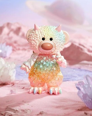 13DE MARZO x INSTINCTOY 001 Crystal Erosion Vinyl Sofubi Figure Toy H16CM(6.3in)