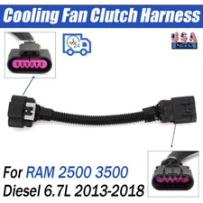 For Ram 13-18 Cooling Fan Clutch Harness Wiring Connector 2500 3500 6.7L Diesel