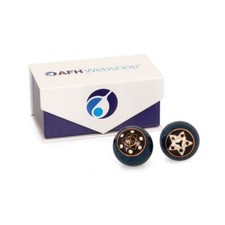 Qi-Gong Kugeln | Yin Yang Ornament blau | Klangkugeln | Meditation | Massage