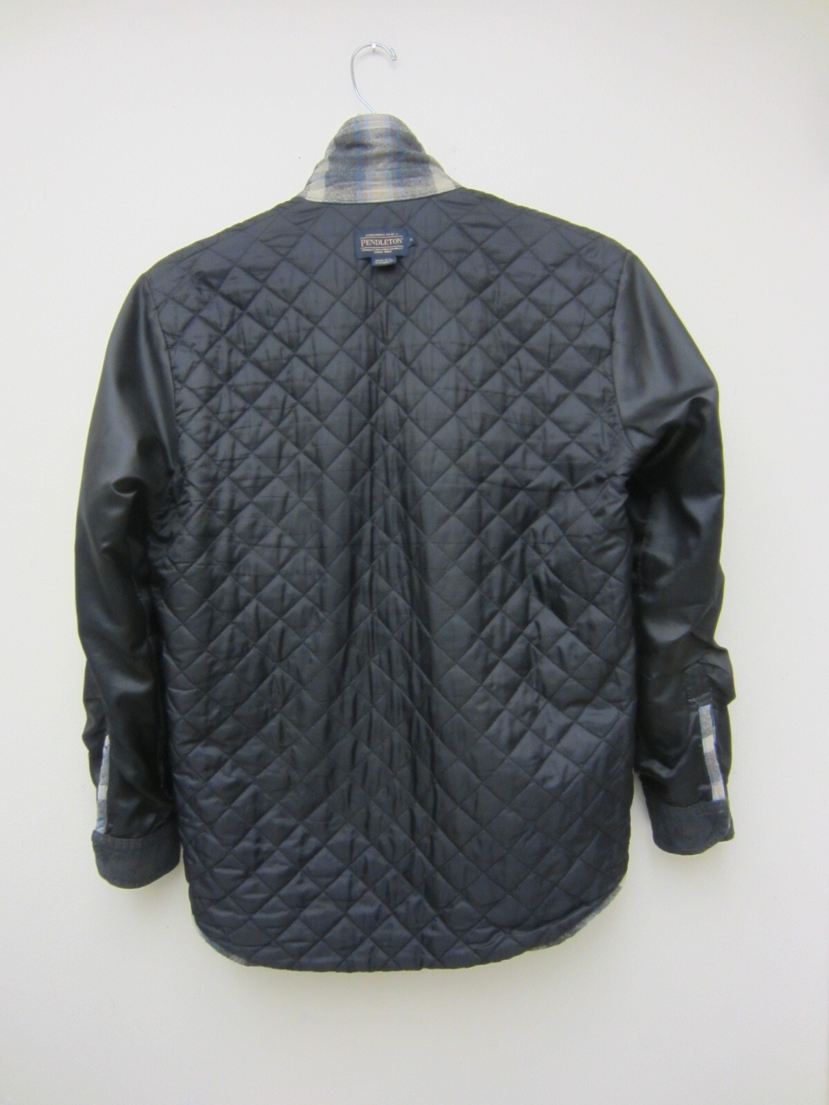 PENDLETON Quilted Lined Shirt Jacket Shacket Plai… - image 8