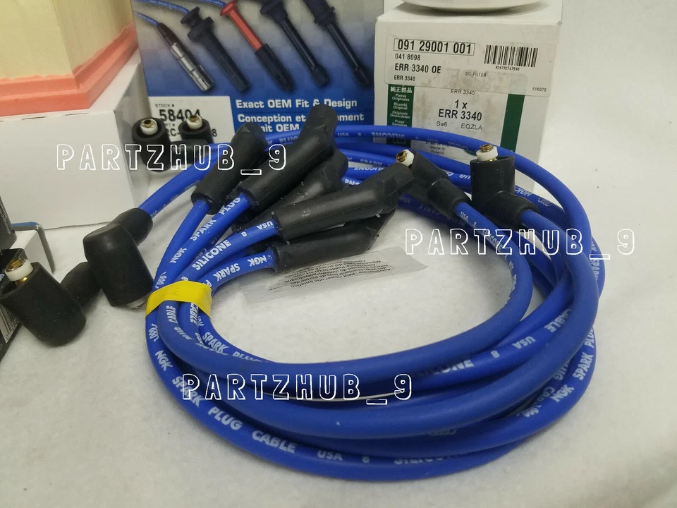 Kit de afinación filtros Land Rover Discovery II-aceite-aire-combustible-bujías-cables 99-01 Foto 2 de 4