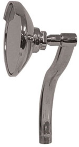 Espejo de radio curvo cromado para Harley Chopper Bobber Dyna Softail FLST 47095 - Imagen 2 de 2