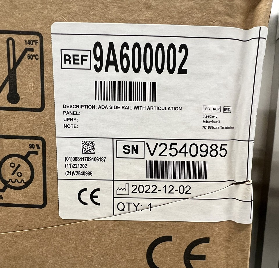 Midmark Ritter 9A600002 ADA Side Rail w/Articulation | eBay