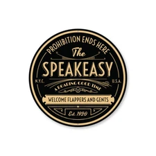The Speakeasy Bar Metal Sign
