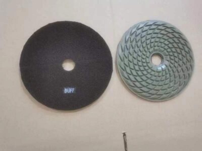 6'' Diamond Glazing Buffer Pad for natural granite marble bring shiny result
